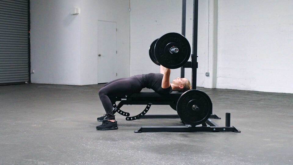 Photo of Barbell Bench Press being performed