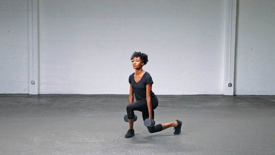 Dumbbell Curtsy Lunge Form Muscles Worked Target Weight Variations Dumbbell Curtsy Lunge Form Muscles Worked Target Weight Variations